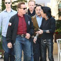 Arnold Schwarzenegger is seen leaving Giuseppe Franco Salon | Picture 134606