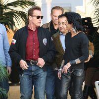 Arnold Schwarzenegger is seen leaving Giuseppe Franco Salon | Picture 134607