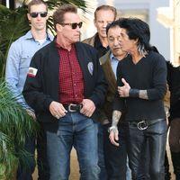 Arnold Schwarzenegger is seen leaving Giuseppe Franco Salon | Picture 134609