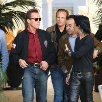 Arnold Schwarzenegger is seen leaving Giuseppe Franco Salon | Picture 134610