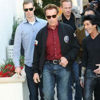Arnold Schwarzenegger is seen leaving Giuseppe Franco Salon | Picture 134612