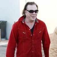 Mickey Rourke goes for lunch in Beverly Hills