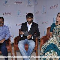 Aishwarya and Dhanush unveil Prince Jewellery's Platinum - Pictures