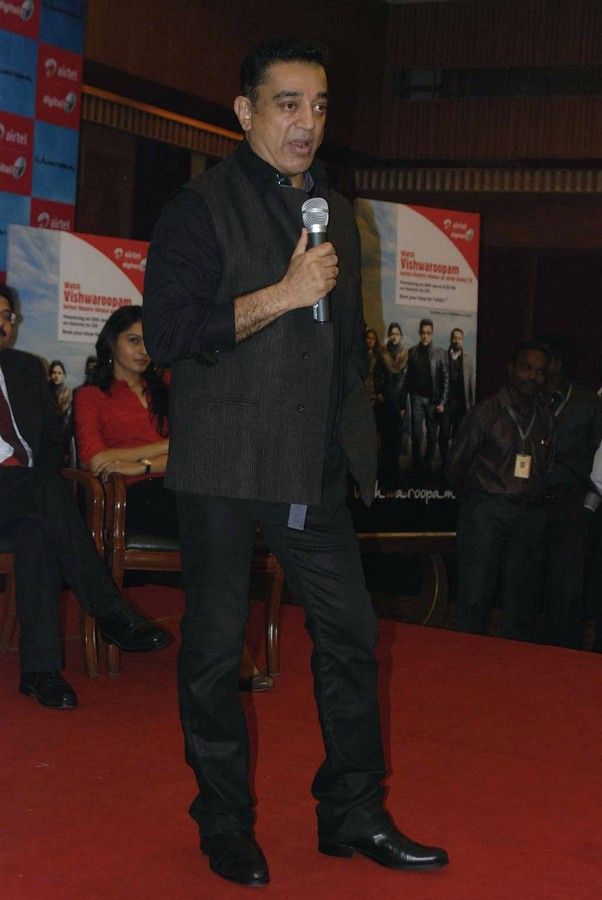 Kamal Haasan - Vishwaroopam Airtel Dth Launch Pictures | Picture 351117