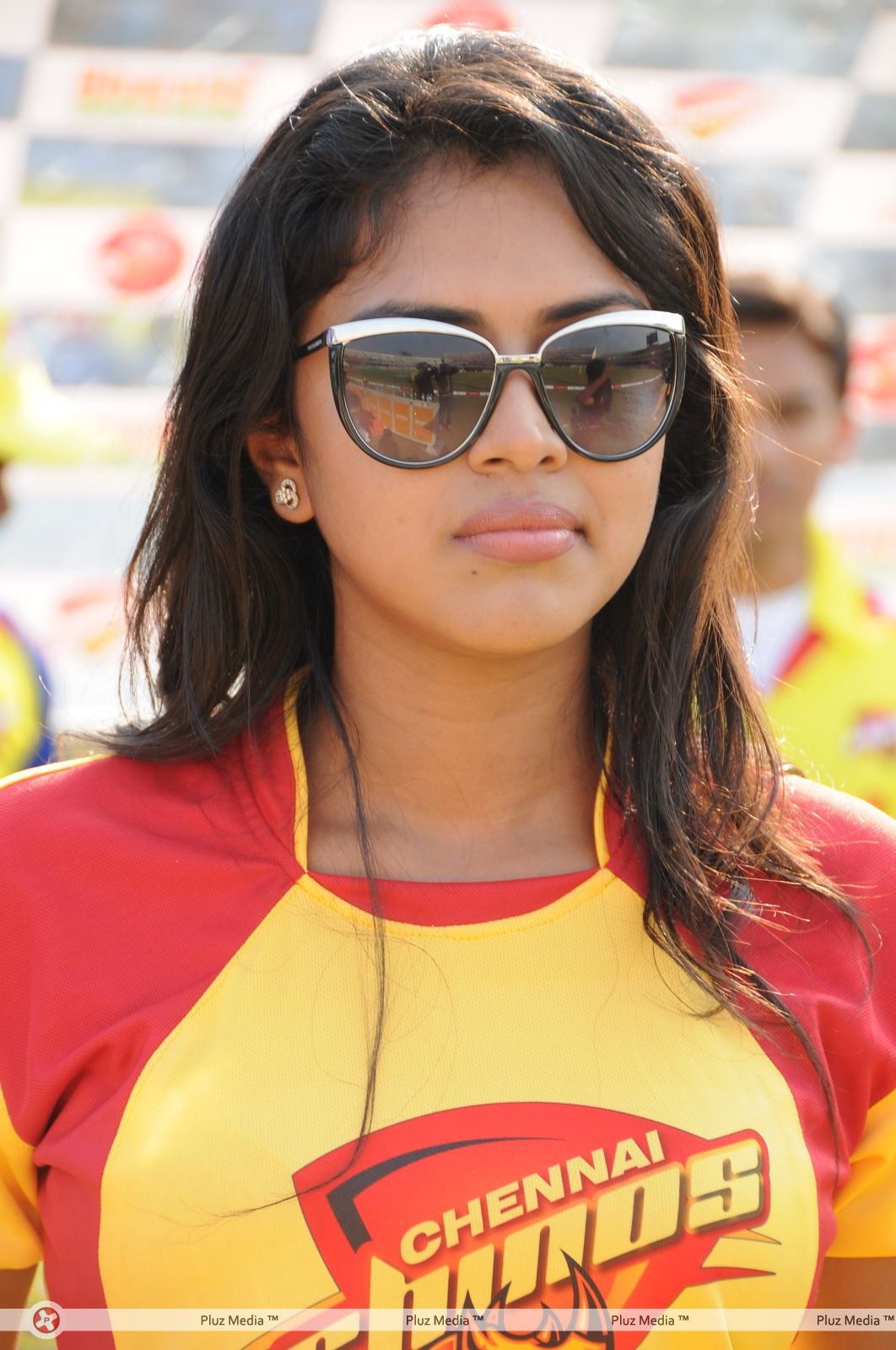 Amala Paul - Heroins at Chennai Rhinos Vs Kerala Strikers Match - Pictures | Picture 153245