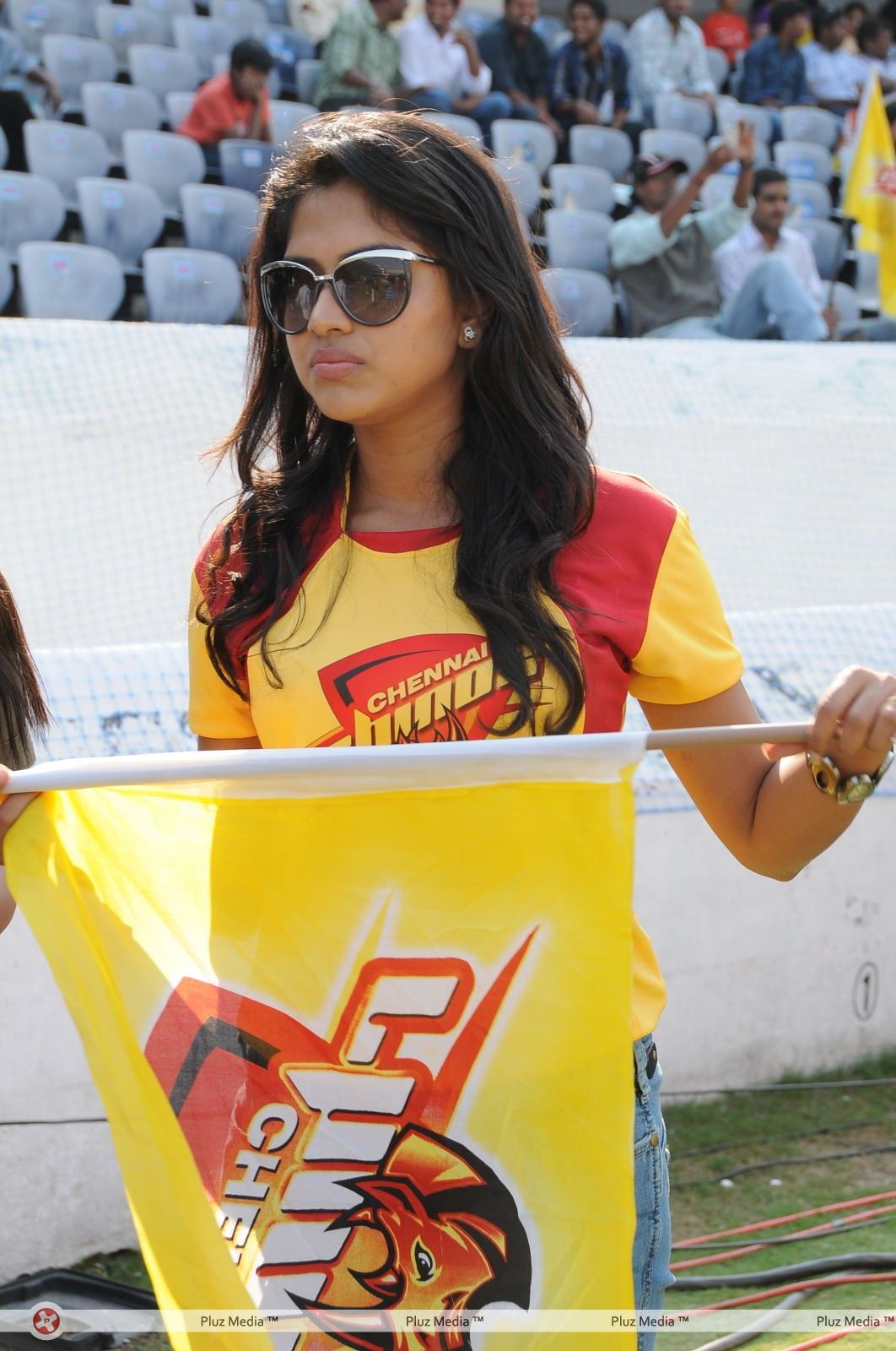 Amala Paul - Heroins at Chennai Rhinos Vs Kerala Strikers Match - Pictures | Picture 153258