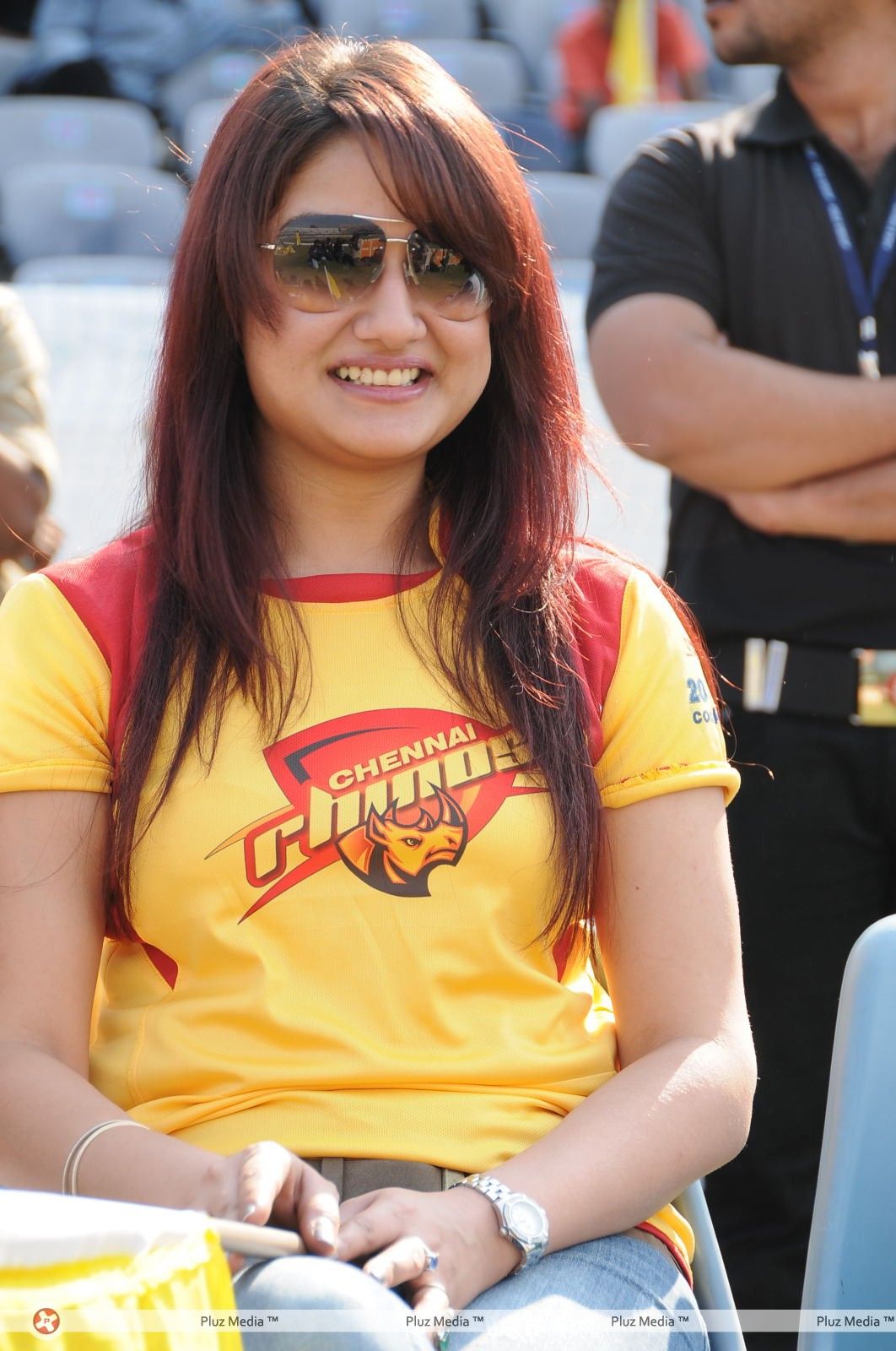 Sonia Agarwal - Heroins at Chennai Rhinos Vs Kerala Strikers Match - Pictures | Picture 153264