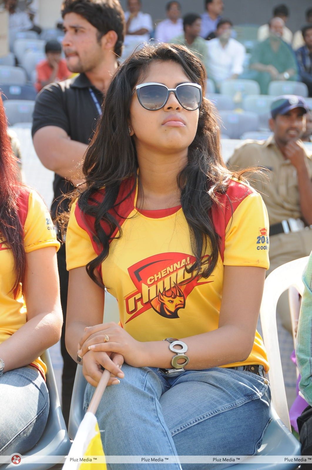 Amala Paul - Heroins at Chennai Rhinos Vs Kerala Strikers Match - Pictures | Picture 153301