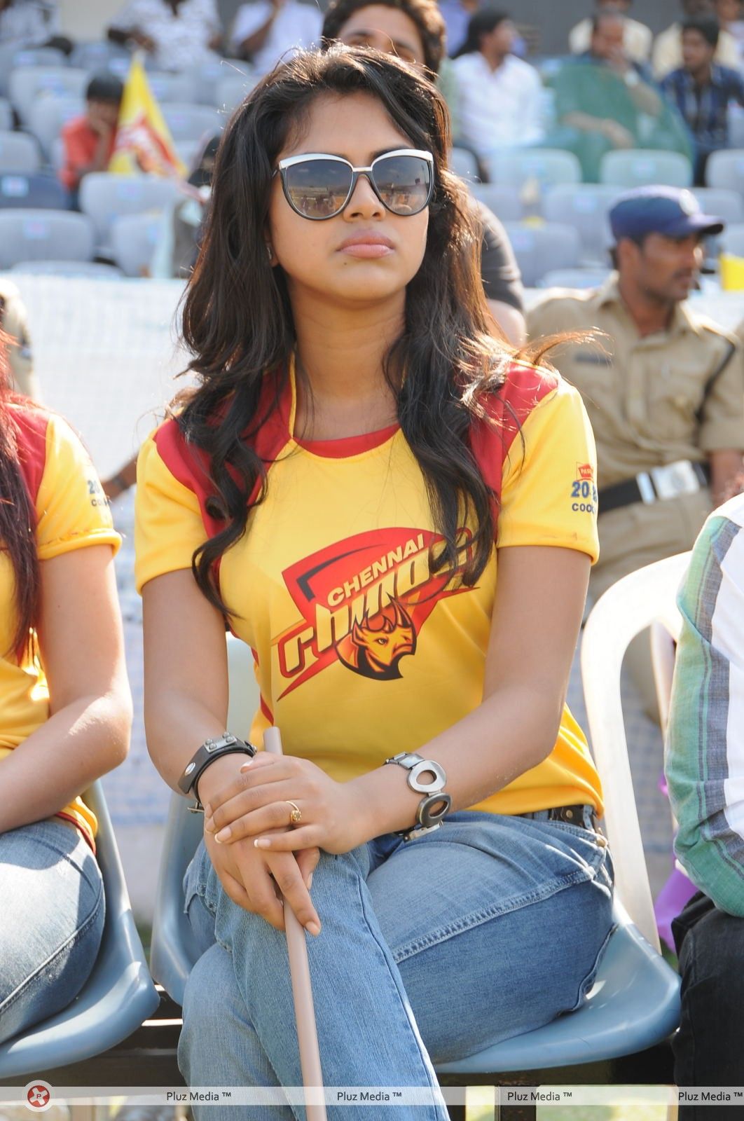 Amala Paul - Heroins at Chennai Rhinos Vs Kerala Strikers Match - Pictures | Picture 153319