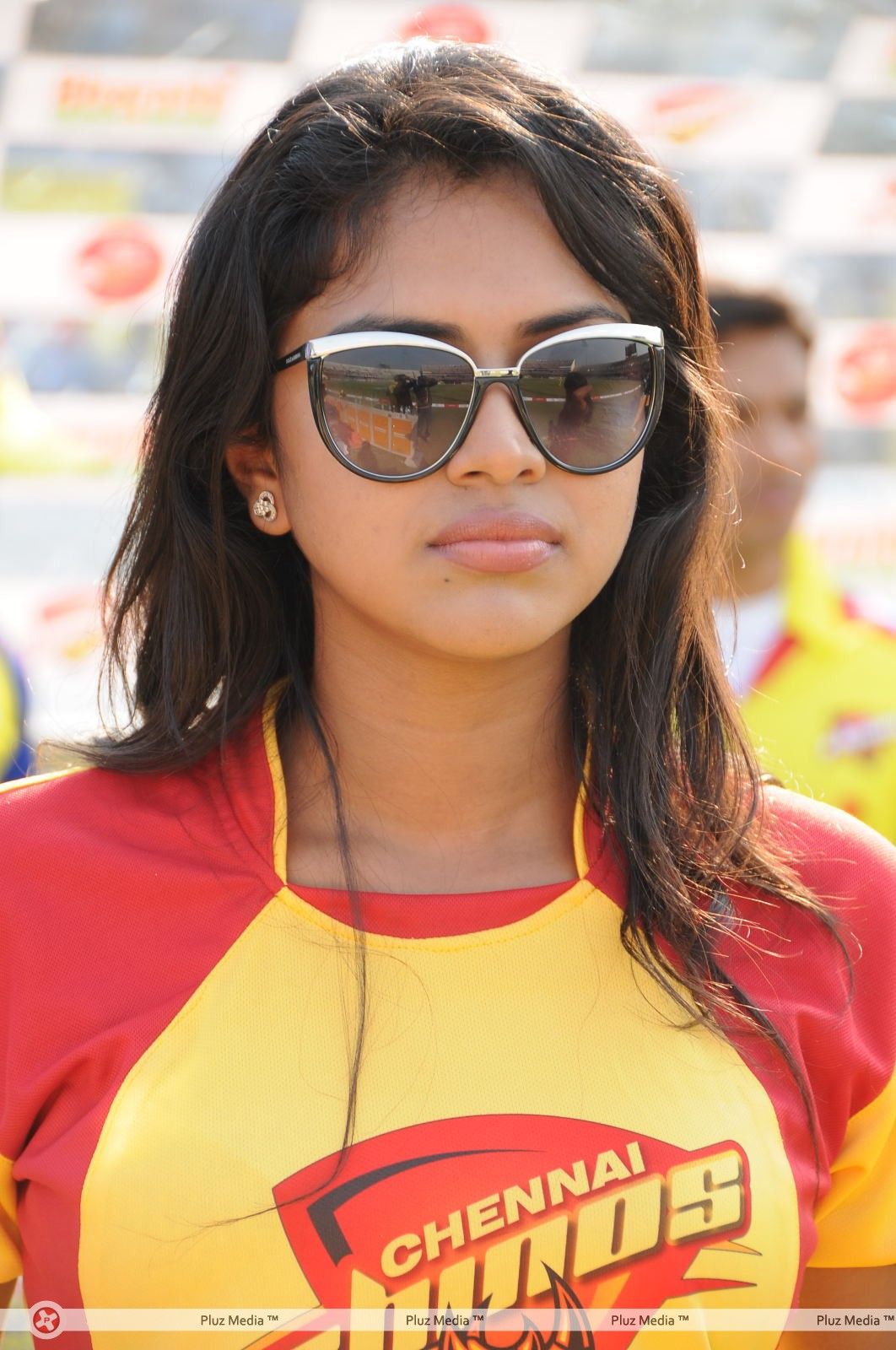 Amala Paul - Heroins at Chennai Rhinos Vs Kerala Strikers Match - Pictures | Picture 153336
