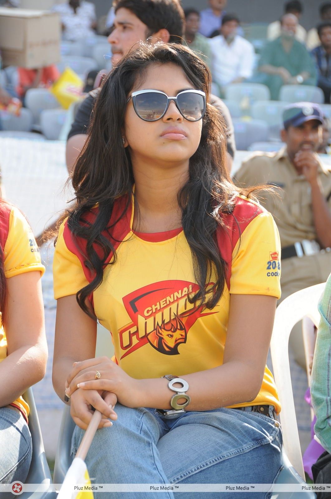 Amala Paul - Heroins at Chennai Rhinos Vs Kerala Strikers Match - Pictures | Picture 153385