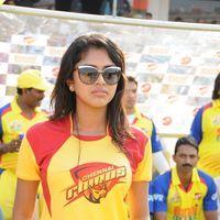 Amala Paul - Heroins at Chennai Rhinos Vs Kerala Strikers Match - Pictures | Picture 153344