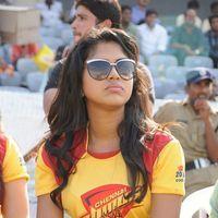 Amala Paul - Heroins at Chennai Rhinos Vs Kerala Strikers Match - Pictures