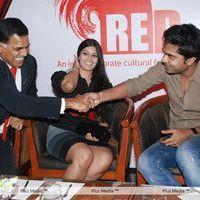 Simbu & Varalakshmi at RED - India’s first Inter - Corporate Cultural Festival - Pictures | Picture 208845