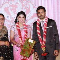 Sneha and Prasanna Wedding Reception Stills