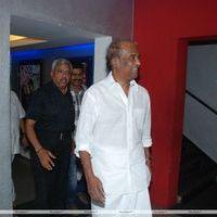 Rajini watches Special Show of Vazhalukku Enn 18/9 - Pictures | Picture 203304