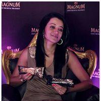 Trisha Krishnan - Actress Trisha at Magnum Ice Cream Launch Photos