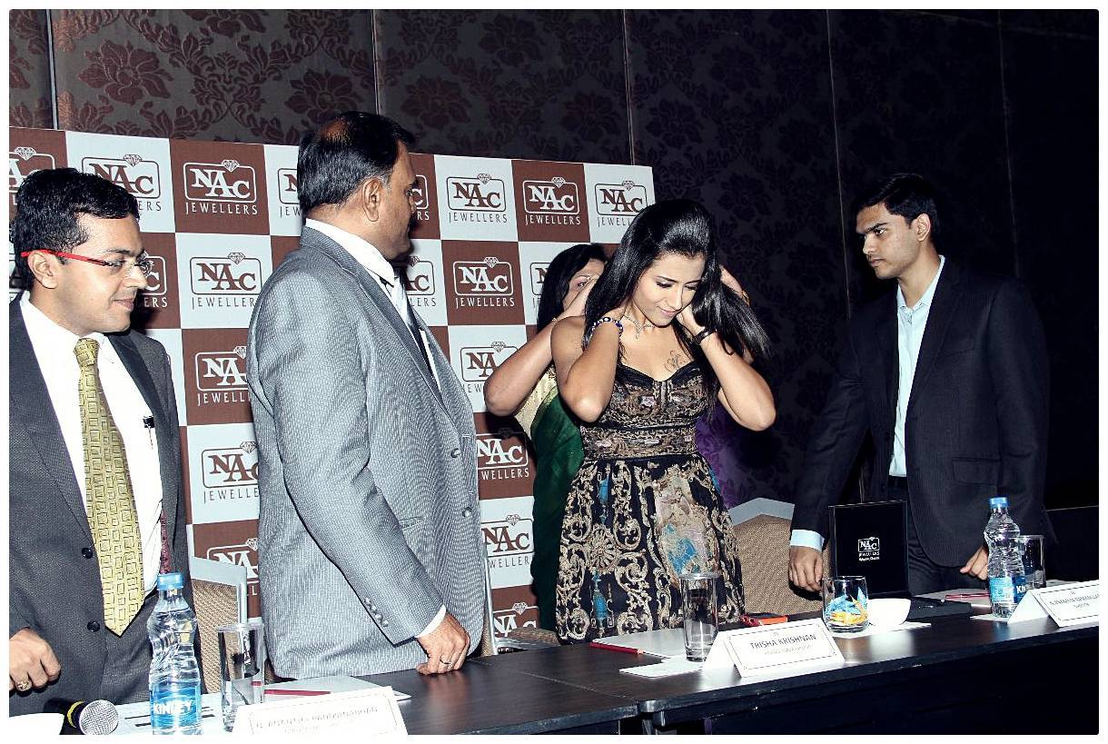 Trisha at NAC Jewellers Press Meet Pictures | Picture 430032