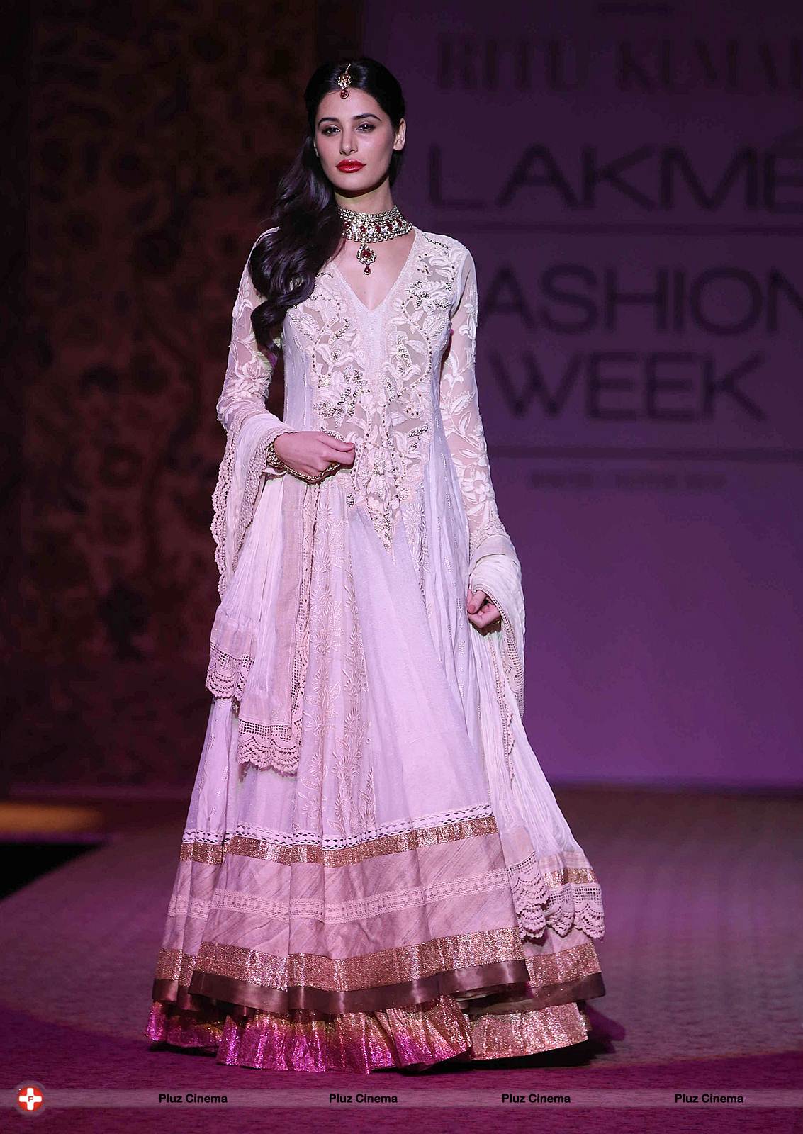 Nargis Fakhri during Lakme Fashion Week Winter Festive 2013 Day 5 Photos | Picture 552149