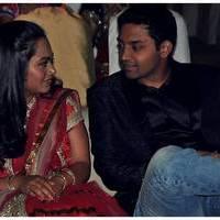 Keerthi With Rakesh Wedding Sangeet Photos