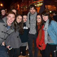 Danny O'Reilly with fans outside the Olympia theatre | Picture 136040