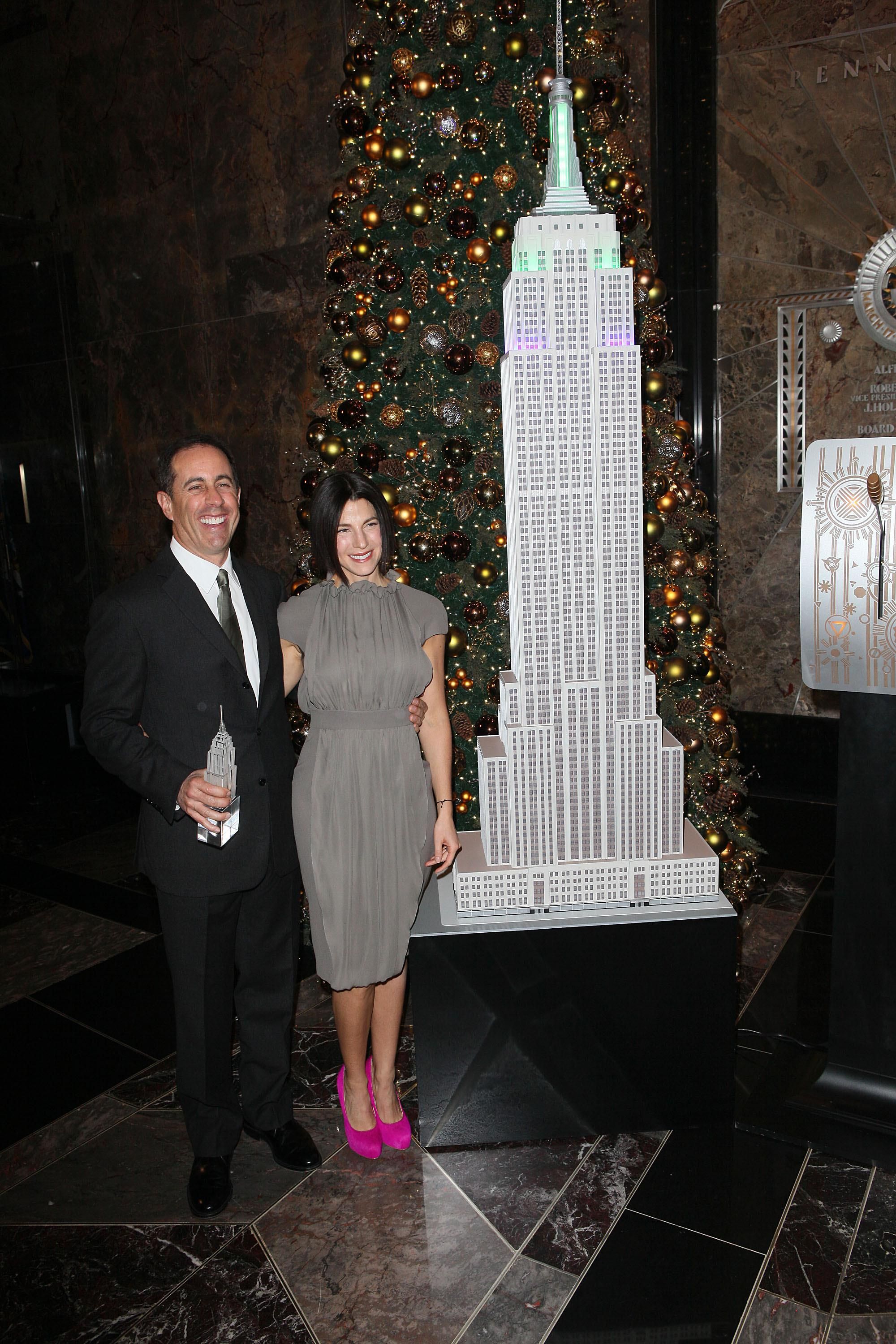 Jerry and Jessica Seinfeld light the Empire Statein honour of Baby | Picture 136098