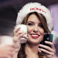 Photos: Audrina Patridge dresses up as a sexy Santa for a Bongo promotion | Picture 136897