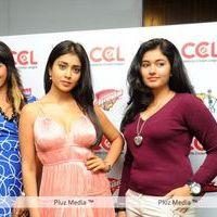 Shriya Saran, Poonam Bajwa at CCL Press Meet - Pictures