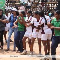 Anjali with Women's Kabadi Players - Pictures | Picture 187000