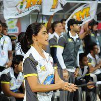 Genelia D Souza - Sanjana, Priyamani, Genelia & Lakshmi Rai at CCL Match - Photos | Picture 155402