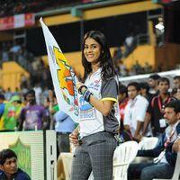 Genelia D Souza - Sanjana, Priyamani, Genelia & Lakshmi Rai at CCL Match - Photos | Picture 155405