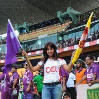 Sanjjanna Galrani - Sanjana, Priyamani, Genelia & Lakshmi Rai at CCL Match - Photos | Picture 155393