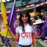 Sanjjanna Galrani - Sanjana, Priyamani, Genelia & Lakshmi Rai at CCL Match - Photos