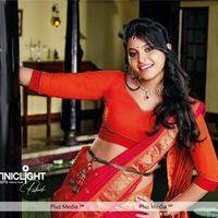 Anjali Hot in Saree Stills