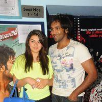 Manchu Vishnu and  Hansika in Imax Theater Pictures