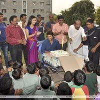 Actor Raja Birthday Celebrations at Parking Shooting Set Stills | Picture 314435