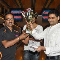 Routine love story Movie team presents trophies to ap bowling team at svm bowling Pictures | Picture 328751