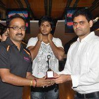 Routine love story Movie team presents trophies to ap bowling team at svm bowling Pictures | Picture 328760