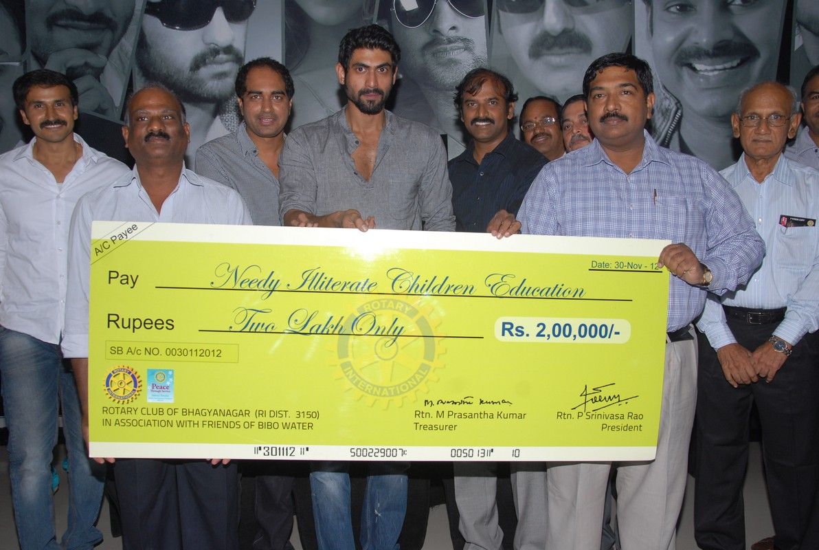 Krishnam vande jagadgurum Movie Team Donate 2 Lakhs Cheque Pictures | Picture 329890