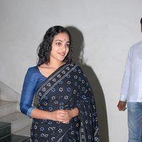 Nithya Menon In Black Saree at Okkadine Audio Release Pictures | Picture 303337