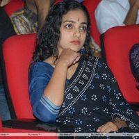 Nithya Menon In Black Saree at Okkadine Audio Release Pictures | Picture 303341