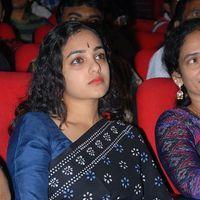 Nithya Menon In Black Saree at Okkadine Audio Release Pictures | Picture 303346