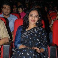 Nithya Menon In Black Saree at Okkadine Audio Release Pictures | Picture 303347