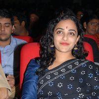 Nithya Menon In Black Saree at Okkadine Audio Release Pictures | Picture 303349