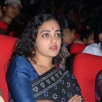 Nithya Menon In Black Saree at Okkadine Audio Release Pictures | Picture 303351