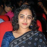Nithya Menon In Black Saree at Okkadine Audio Release Pictures | Picture 303354