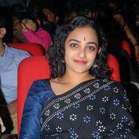 Nithya Menon In Black Saree at Okkadine Audio Release Pictures | Picture 303357