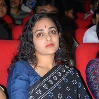 Nithya Menon In Black Saree at Okkadine Audio Release Pictures | Picture 303359