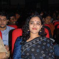 Nithya Menon In Black Saree at Okkadine Audio Release Pictures | Picture 303366
