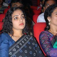 Nithya Menon In Black Saree at Okkadine Audio Release Pictures | Picture 303367
